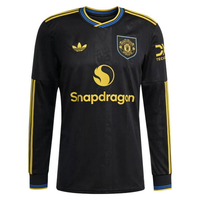 2025-2026 Man Utd Long Sleeve Third Top (Scholes 18)