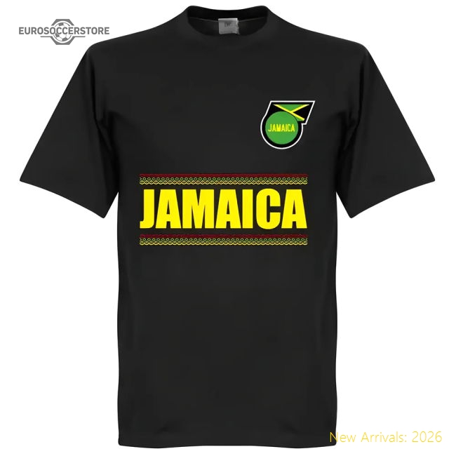 High-quality Caribbean Stars Team T-shirt - Black - Talented Squad