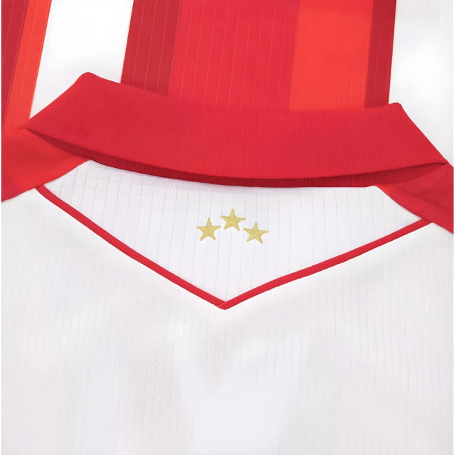 Professional 2025-2026 Football Club Home Red With Vintage Design -