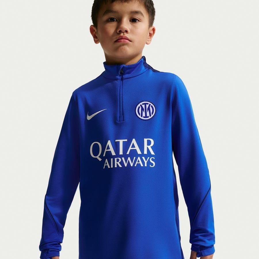 Inter Training Shirt Dri-FIT Strike Drill - Lyon Blue/Blue Void/White Kids