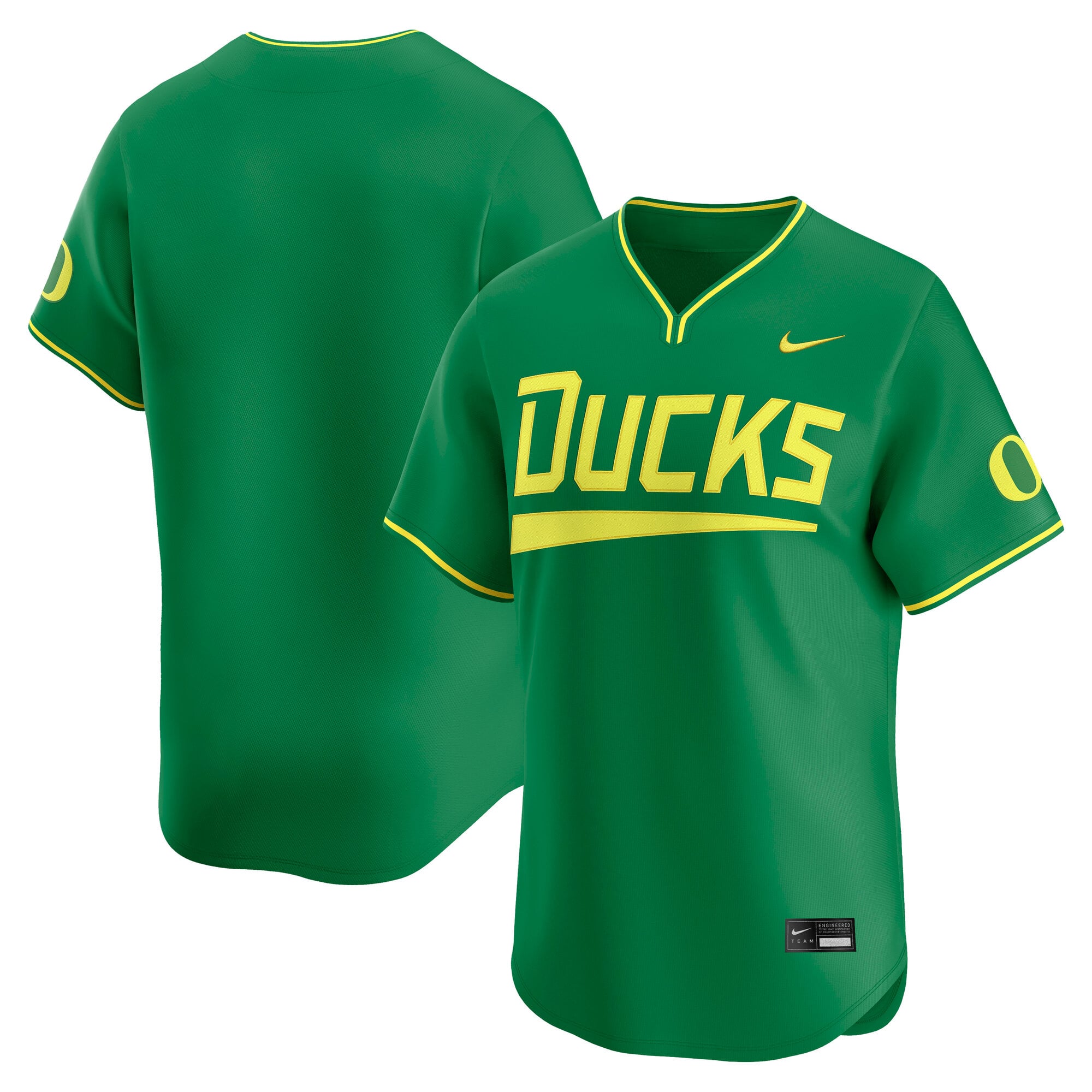 Oregon Ducks Nike Baseball Limited Jersey - Green