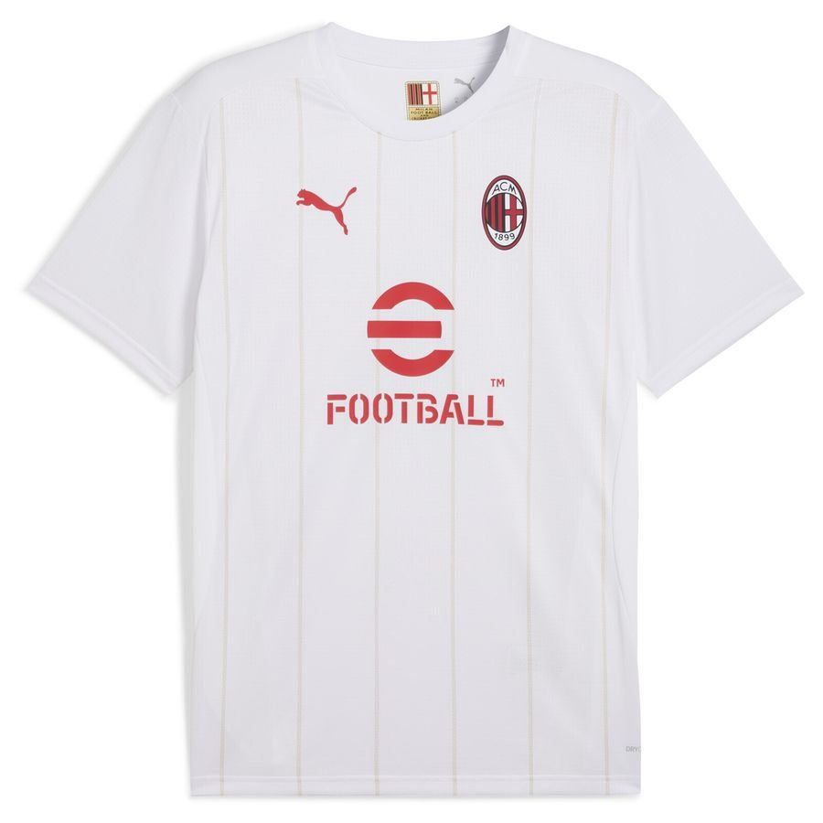 Milan Training T Shirt Pre Match Puma Pure White
