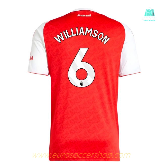 2025-2026 Arsenal Home Shirt (Williamson 6)