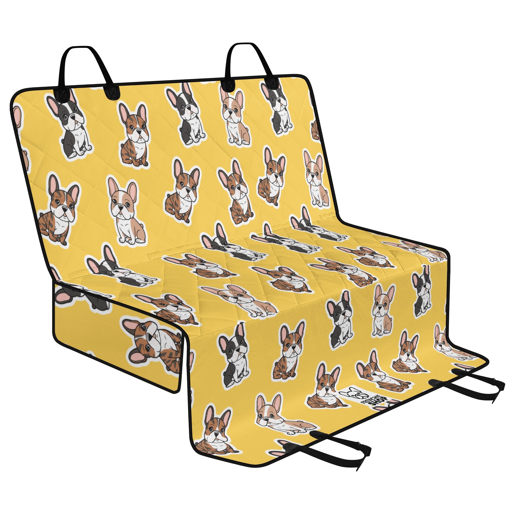 Car Pet Seat Covers For French Bulldog Dog Supplies | Non-slip Design