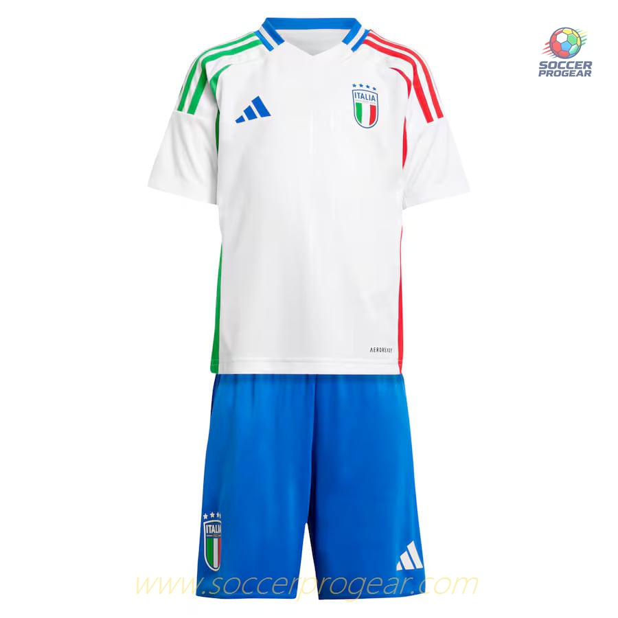 Italy Away Kids Football Kit Football Jersey 2024-2025 Collection Season