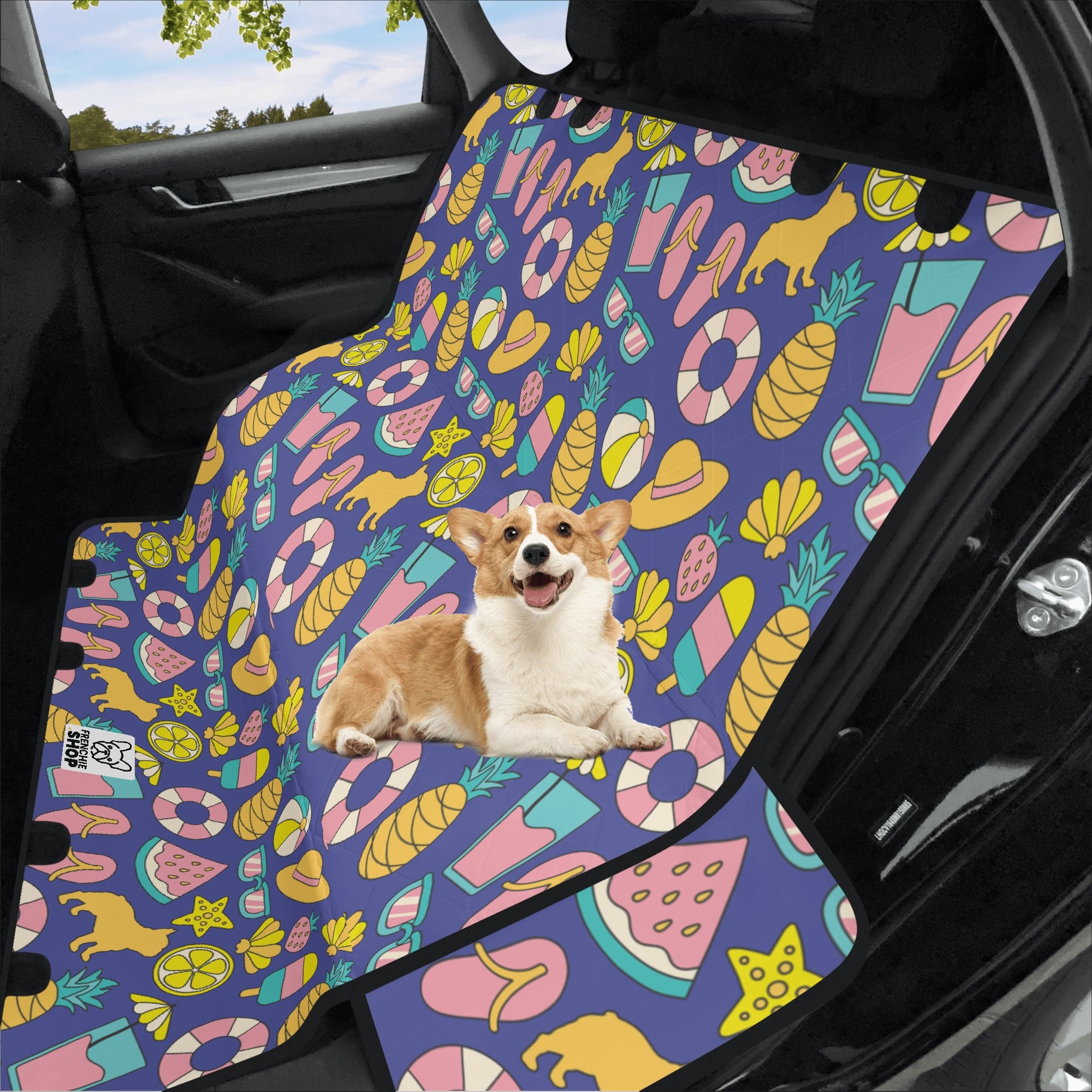 Rowdy - Car Pet Seat Covers for french bulldog