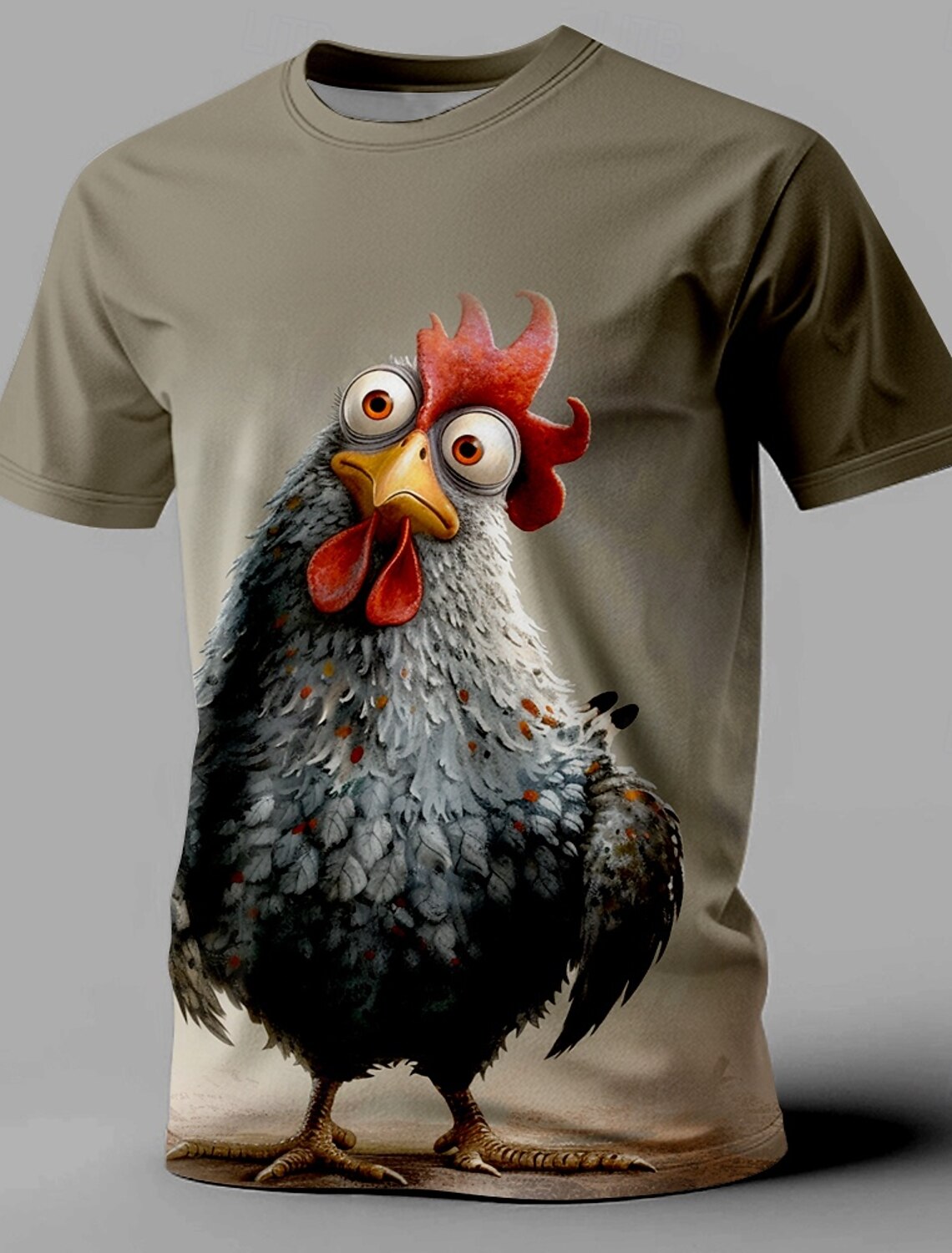 Men's Unisex Cat 3D Shirt T Tee Short Sleeve Print Crew Neck Designer