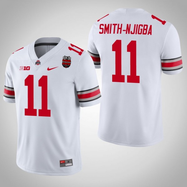 Men Ohio State Buckeyes #11 Jaxon Smith-njigba Men White V6a Jersey