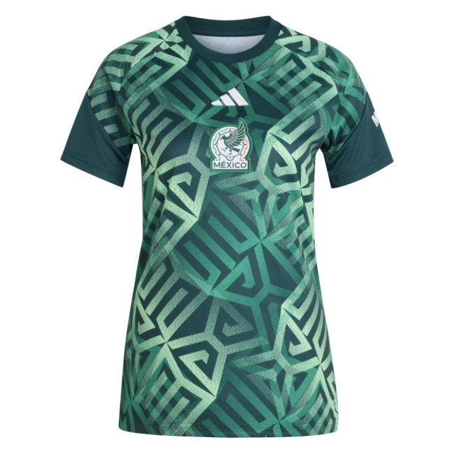 Mexico 2026-2027 Home Pre-Match Shirt (Womens) (Your Name)
