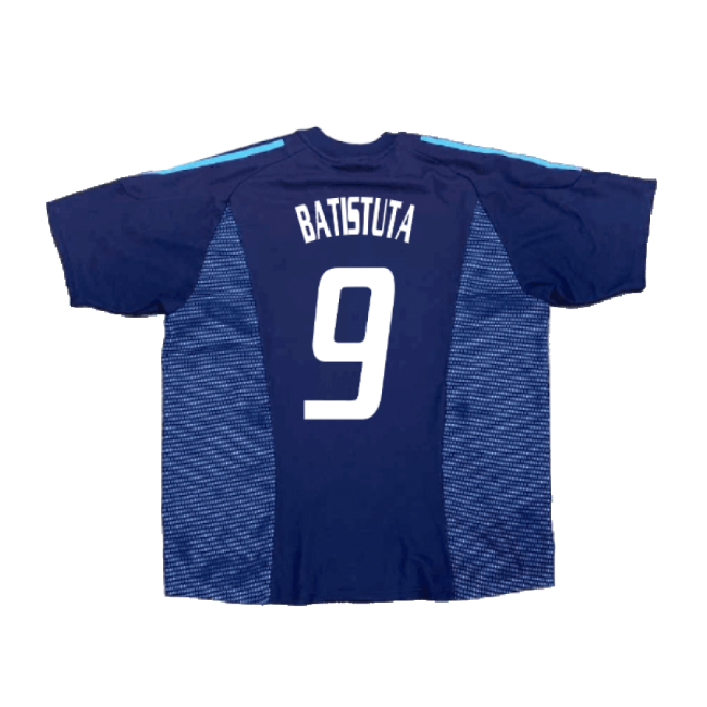 Player Argentina 2002-04 Away Shirt ((Excellent) Xl) (Batistuta 9)