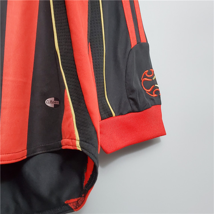 AC Milan 0607 Retro Champion League Long Sleeve Shirt - Official