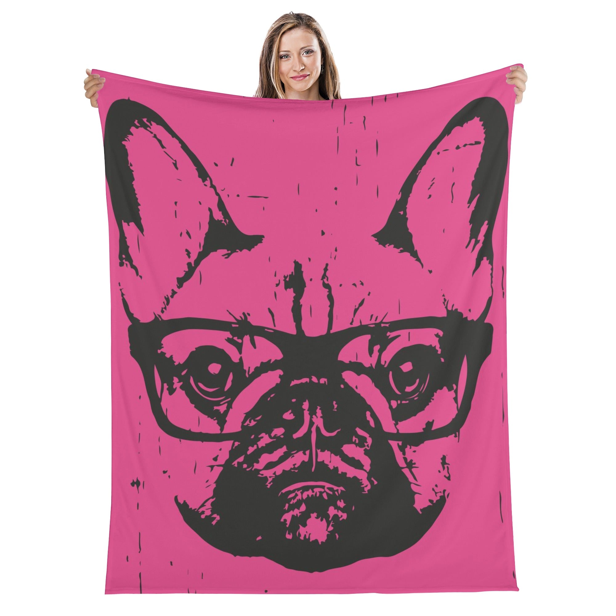 French Bulldog Moose Blanket Cute Frenchie Essential