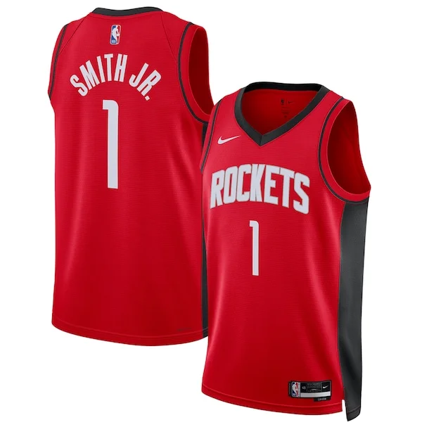 Jabari Smith HOU Swingman Jersey - modern Basketball - Red athletic