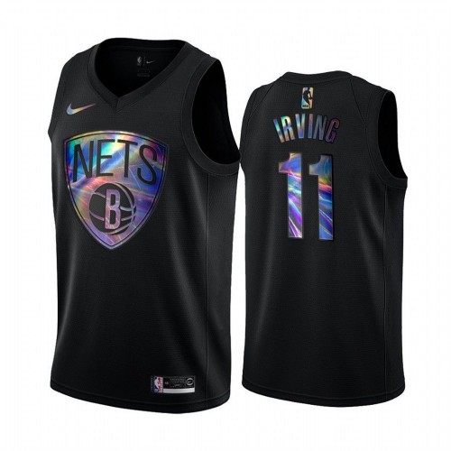 Black Nike Kyrie Irving #11 Nets Jersey - Quick-Dry NBA Fan Apparel