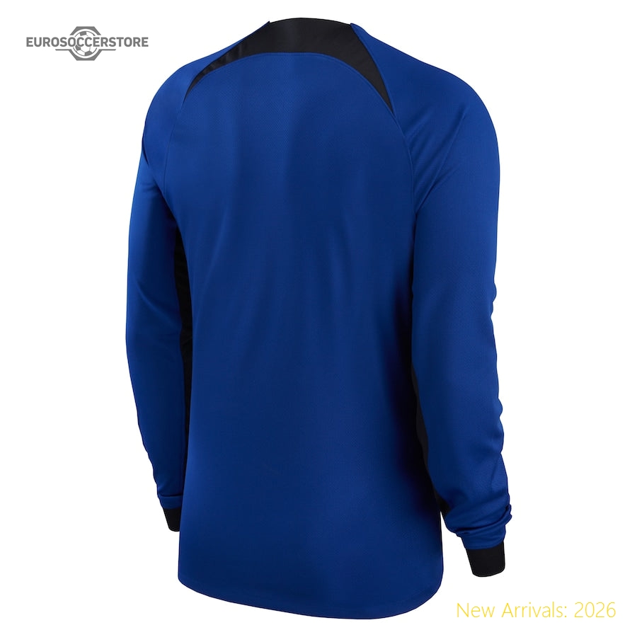 Men Net Netherlands Long Sleeve Away Premium-quality Away Jersey 2022