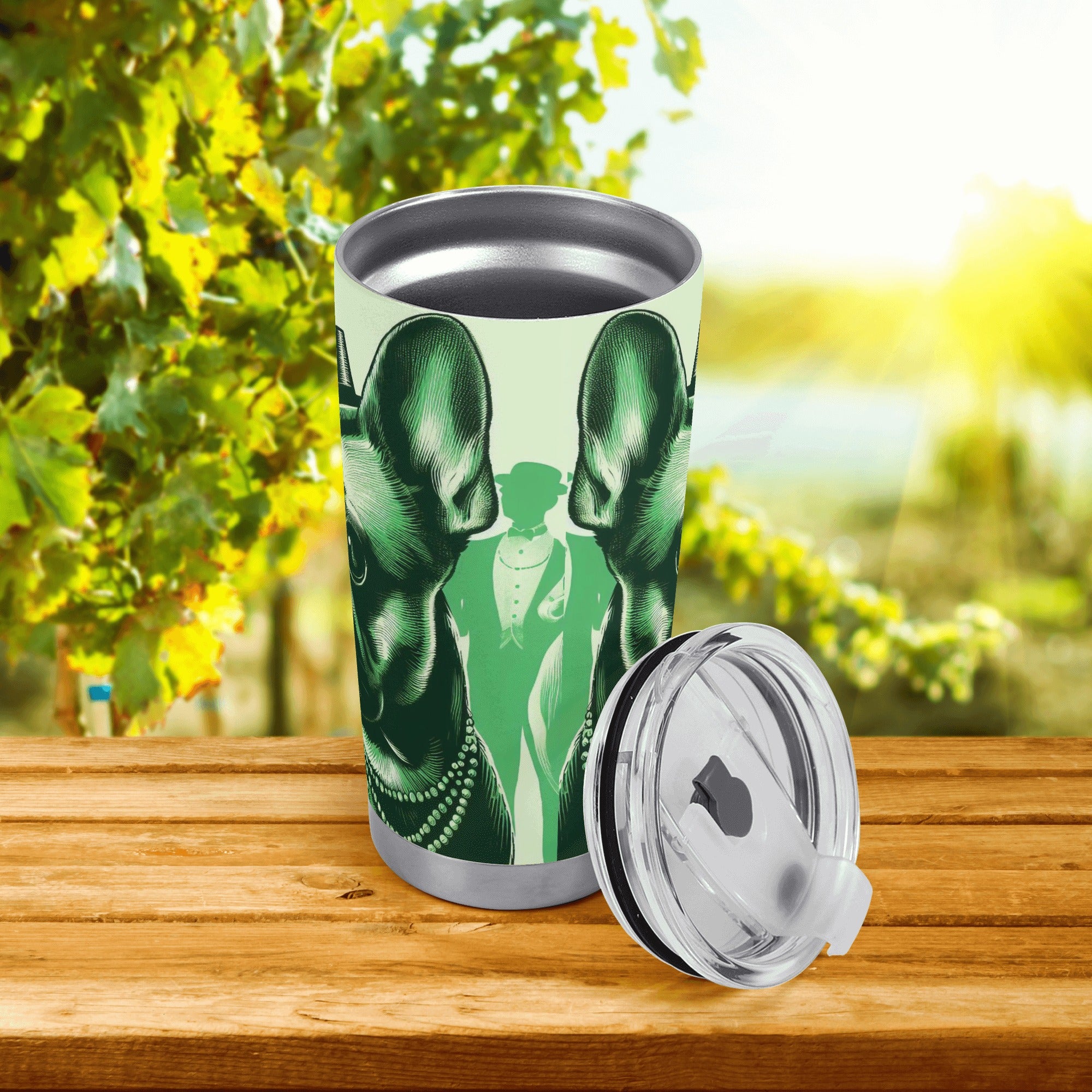 Frenchie Bulldog Non-slip Gracie - Durable Tumbler Indoor Use