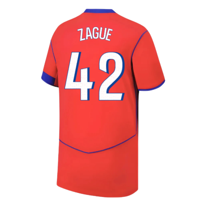 Elite 2025-2026 Psg Paris Third Shirt (kids) (zague 42)
