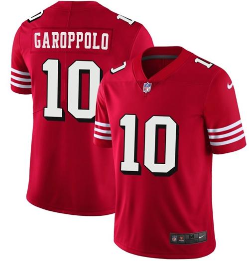 NFL SF 49ers Jimmy Garoppolo #10 Red Limited Game Jersey - Premium