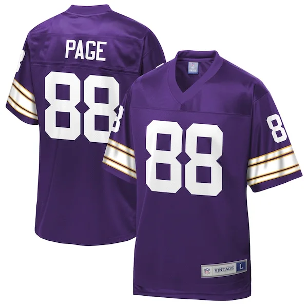 Performance None Replica Jersey - Premium Purple NFL Fan Jersey | G...