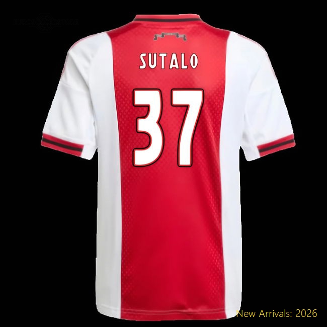 Ajax 2024-25 Home Fan Version For Kids (Sutalo Soccer Jersey
