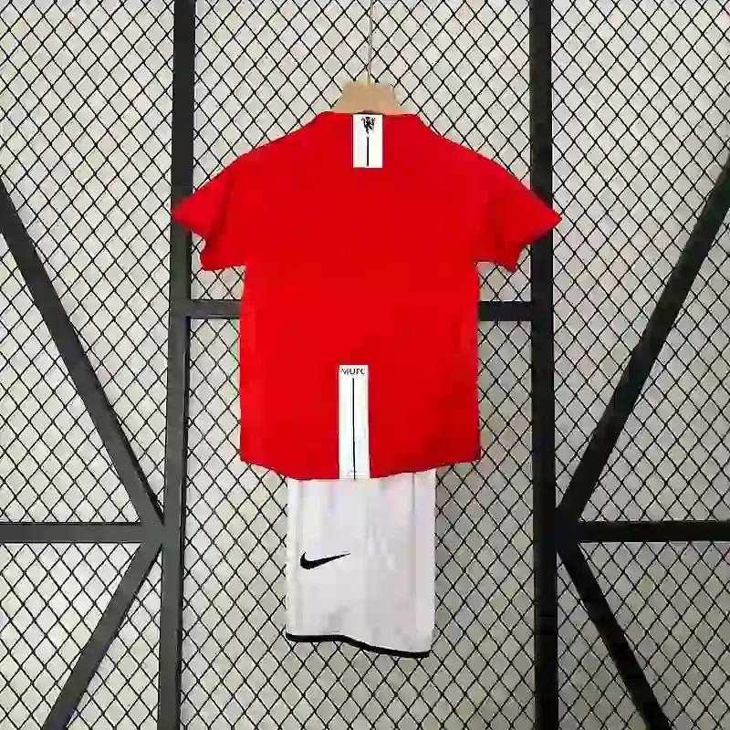 Cheap 2007-2008 Kids Manchester United Jersey retro kit