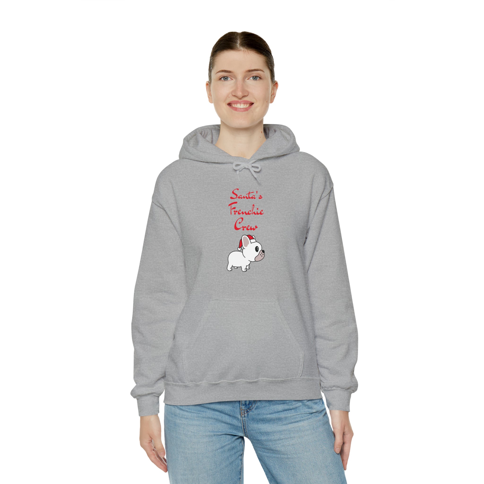 Comfortable Lifestyle-Driven Frenchie Crew Unisex Hoodie for Home Use