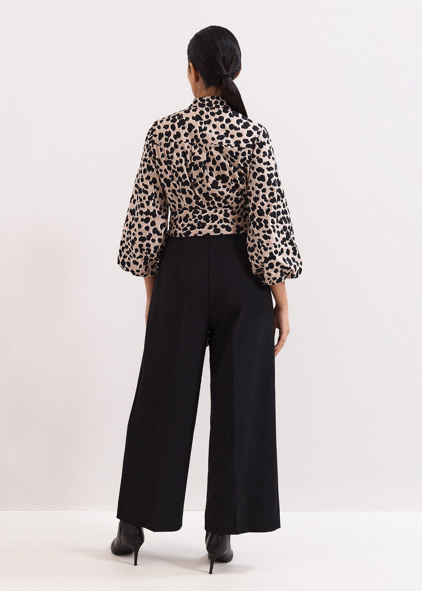 Petite Bree Leopard Jumpsuit