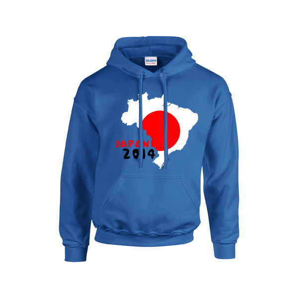 Match-Ready World-Class Japan 2014 Country Flag Hoody (Blue)