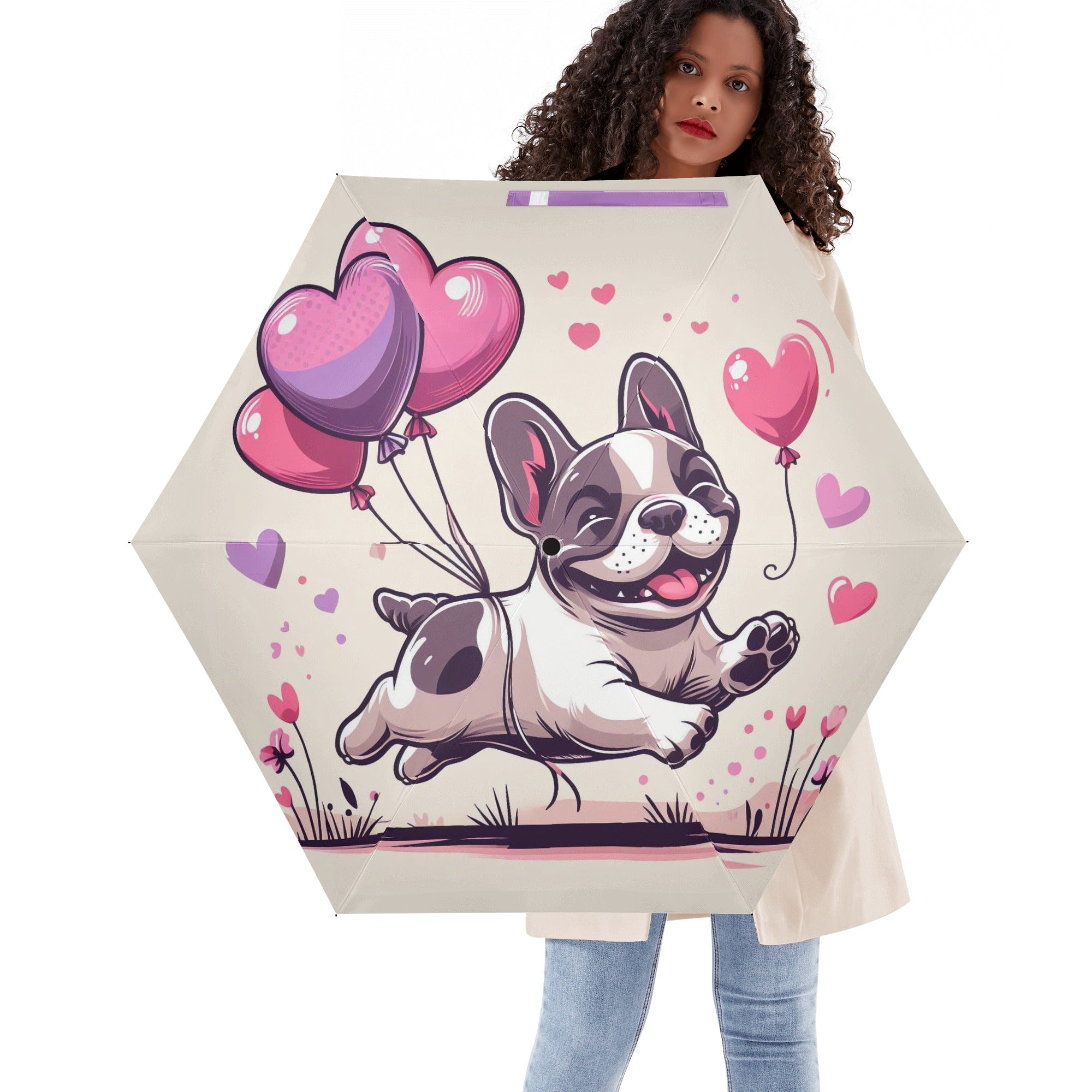 Comfortable Frenchie Molly - French Bulldog Umbrella Indoor Use