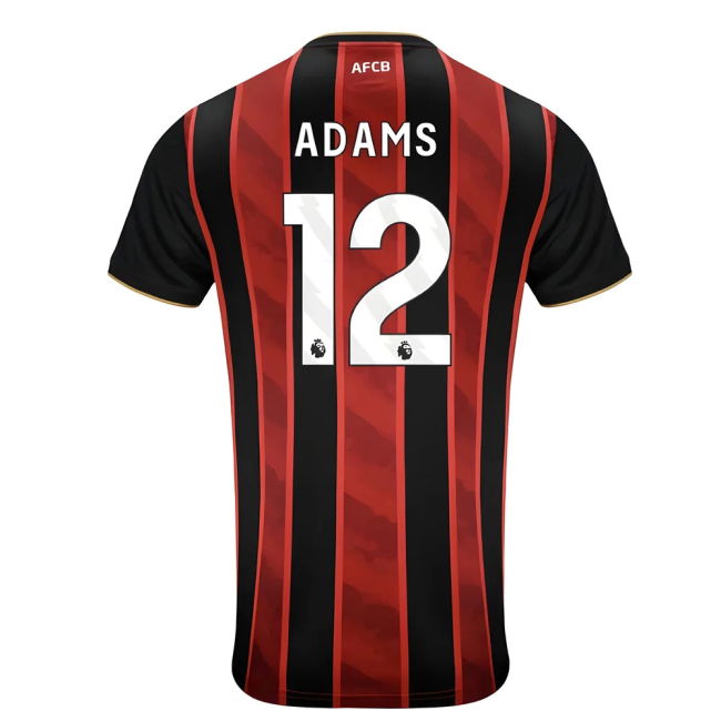 2025-2026 Bournemouth Home Shirt (Adams 12) | Match Day