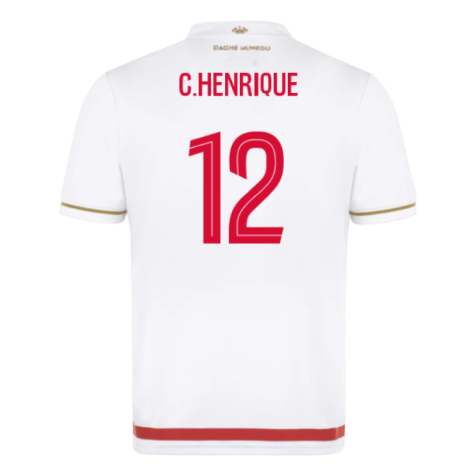 Match Quality Monaco As Monaco Home Shirt C Henrique #12 Latest Ed...