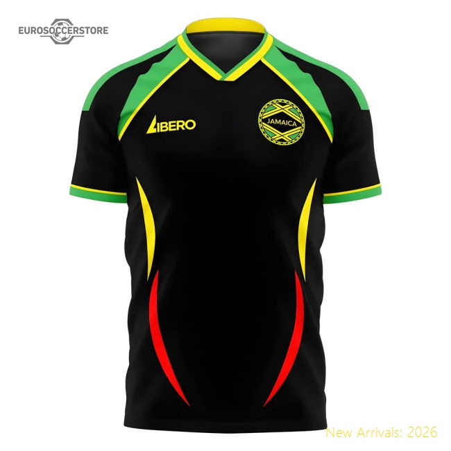 Luxury Jamaica National Team 2006 Style Away Concept Shirt (libero)