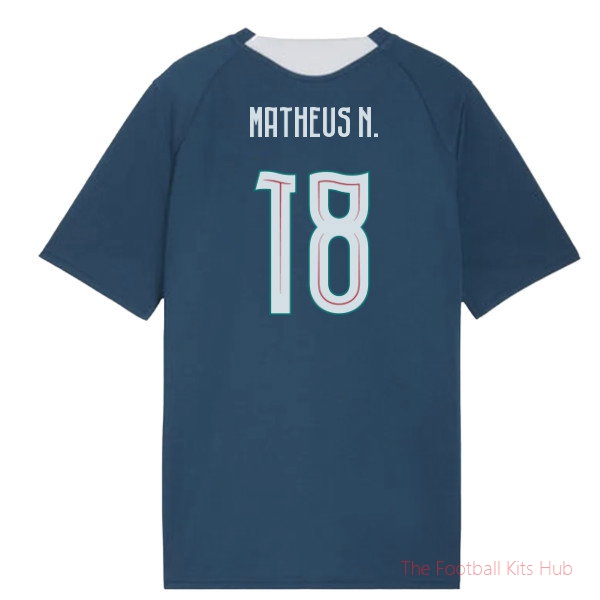 [LK] 2026/27 Portugal Training Jersey (Ocean Tropic) - Kids (Matheus N. 18)