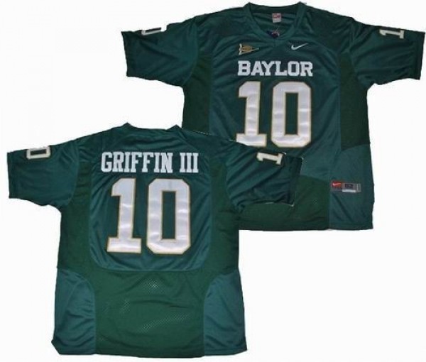 Baylor Bears Robert Griffin III #10 Green Youth(Kids) Jersey Nike