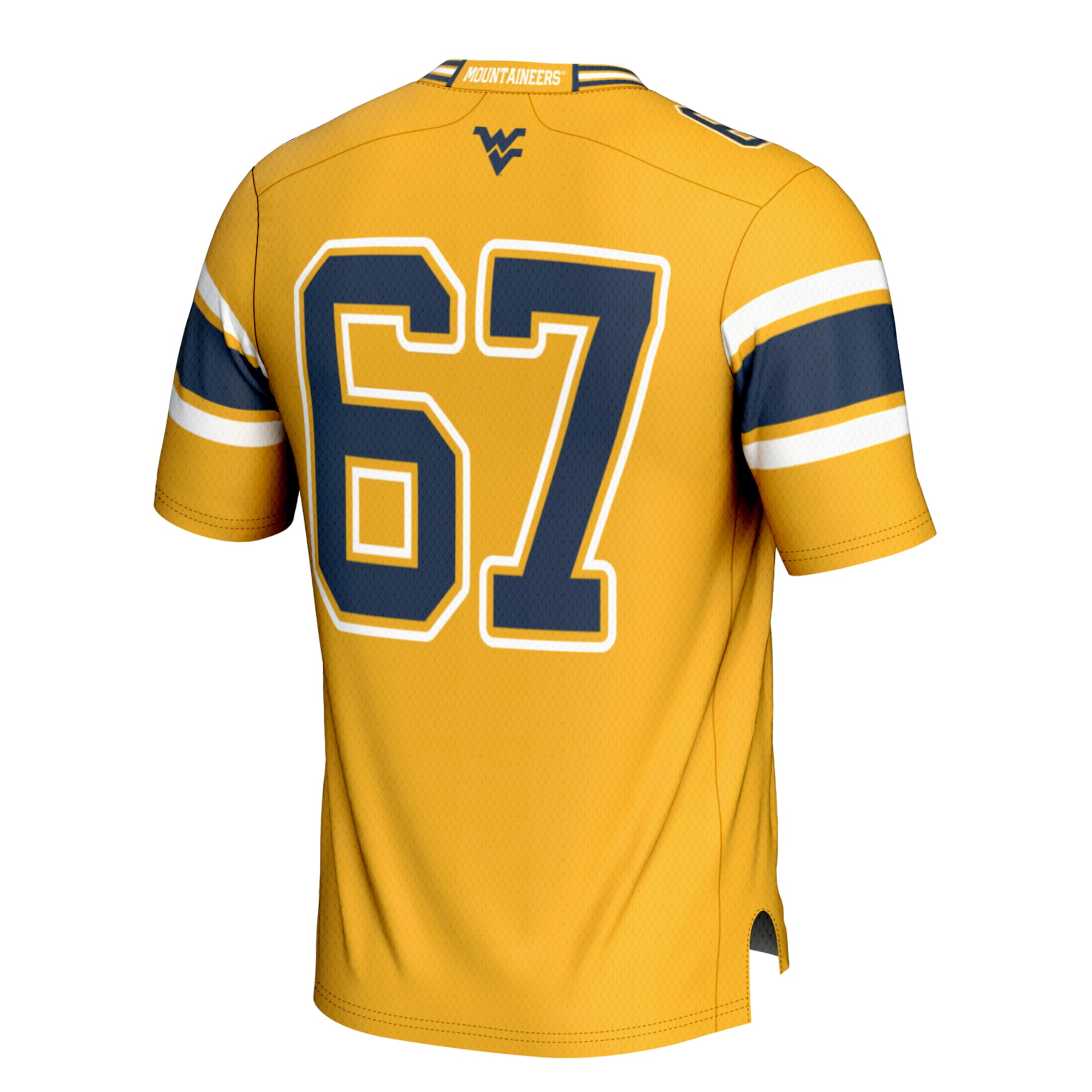 [NJP] West Virginia Mountaineers GameDay Greats Youth Football Jersey - Gold
