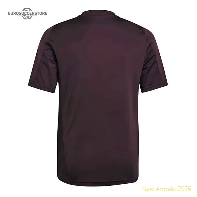 Premium 2024-2025 Bayern Munich Training Shirt (Shadow Maroon) - Kids (Lewandowski
