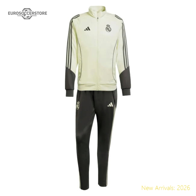 Professional-Grade 2025-2026 Real Madrid Tracksuit (Almost Lime)