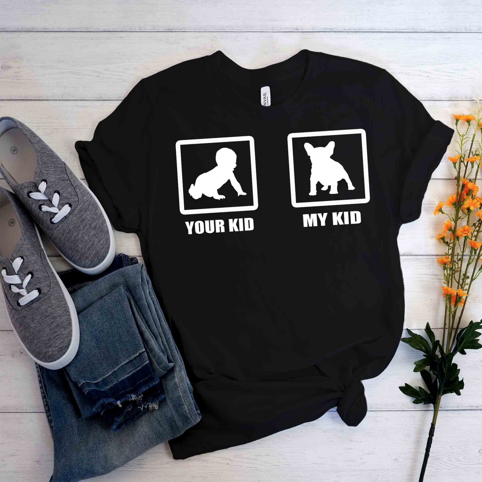 Dog Owner Olive - Comfy T-shirt For Frenchie Fans | Comfy Fit