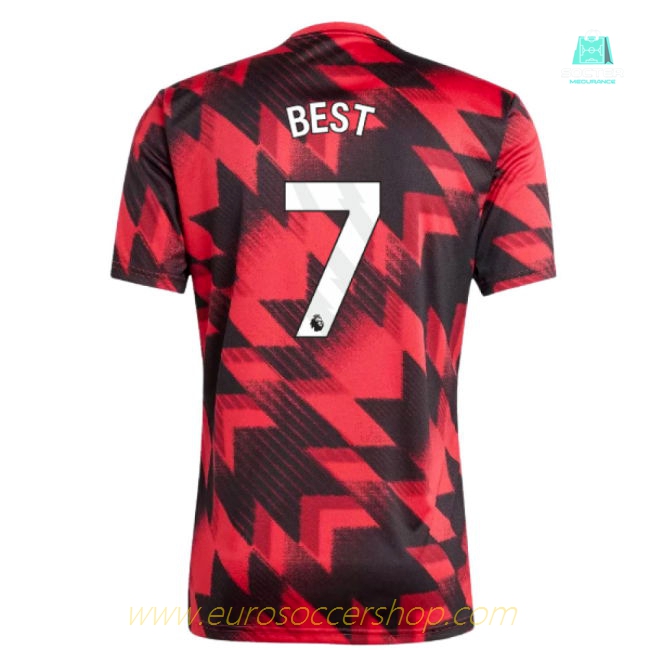 2025-2026 Man Utd Pre-Match Shirt (Red) (Best 7)