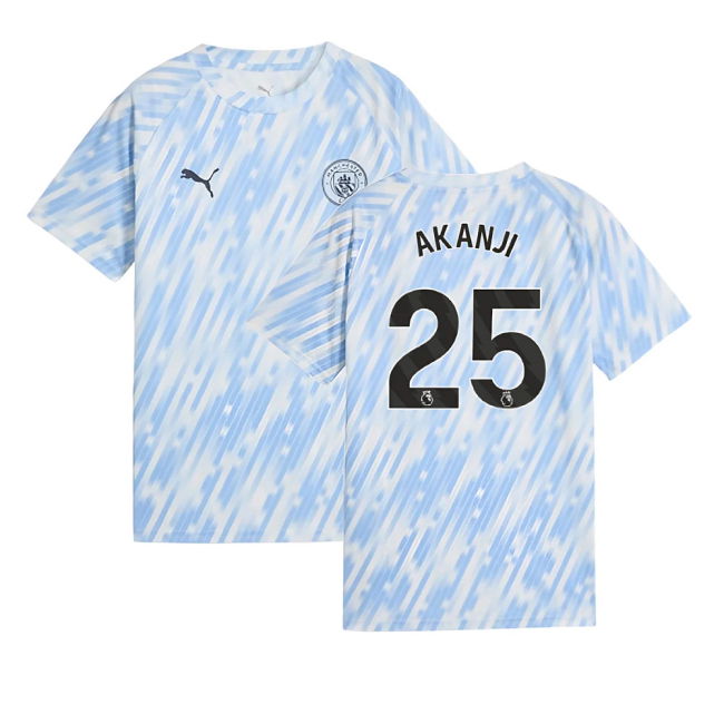 Kids Genuine 2025-2026 Man City English Home Uniform