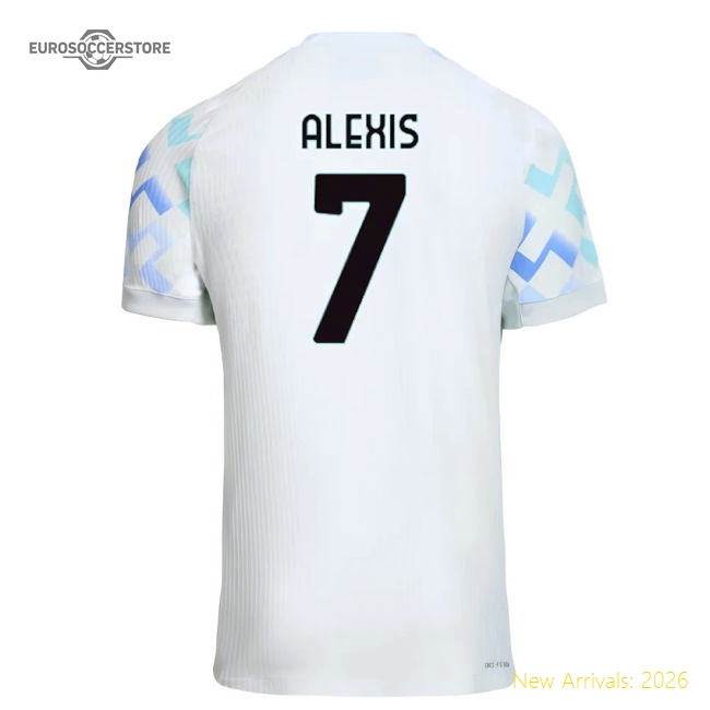 Match-Day 2025-2026 Inter Milan Authentic Away Shirt (Alexis 7)