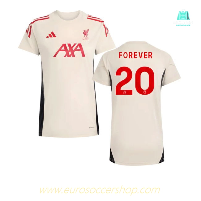 2025-2026 Liverpool Training Jersey (White) - Womens (Forever 20)