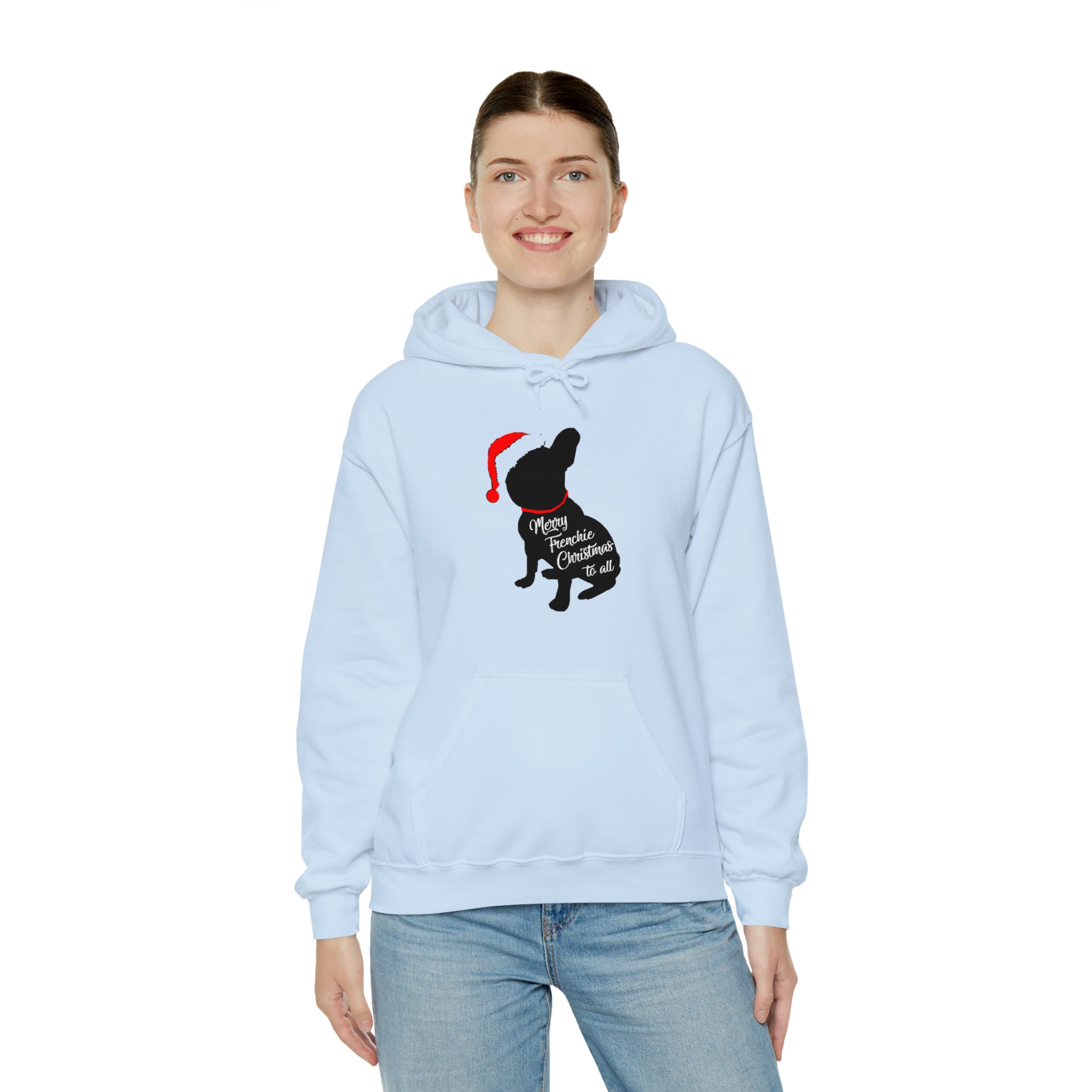 Merry Frenchie Christmas Unisex Hoodie