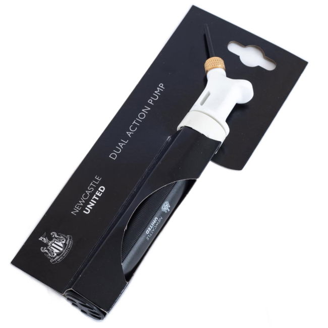 Newcastle United FC Dual Action Football Pump (Collector's Item)