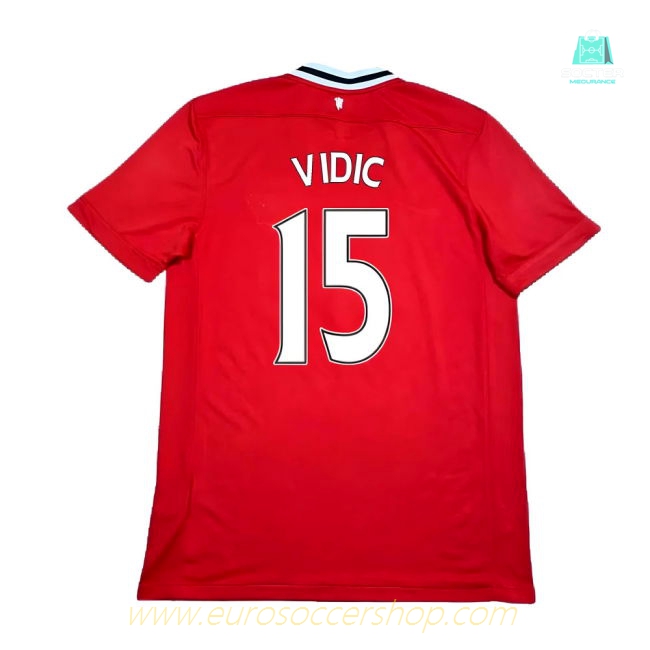 Manchester United 2011-12 Home Shirt ((Excellent) XL) (Vidic 15)