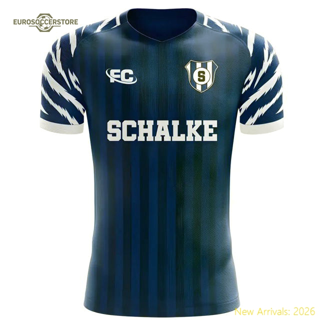 2019-2020 Schalke 04 Home Fan Version Womens 2020 Schalke Shirt