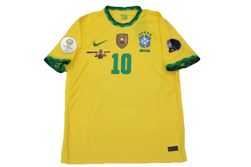 Authentic 2021 Brazil Camiseta With Collector's Item Design -
