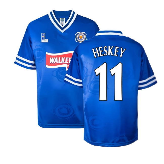 Leicester City 1997 Home Retro Jersey (HESKEY 11)