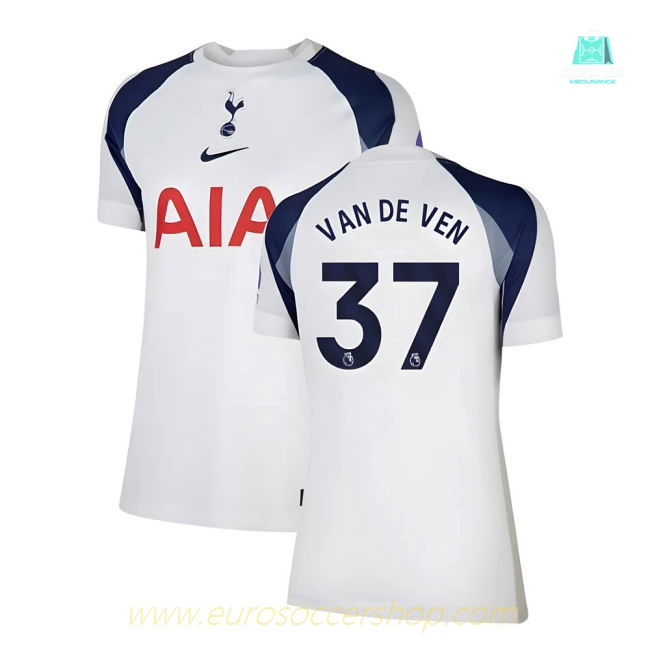 2025-2026 Tottenham Home Shirt (Womens) (Van De Ven 37)