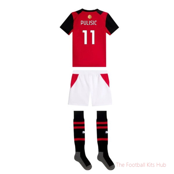 AC Milan 2026-2027 Home Kit Team Shirt Pulisic #11 Soccer Jersey
